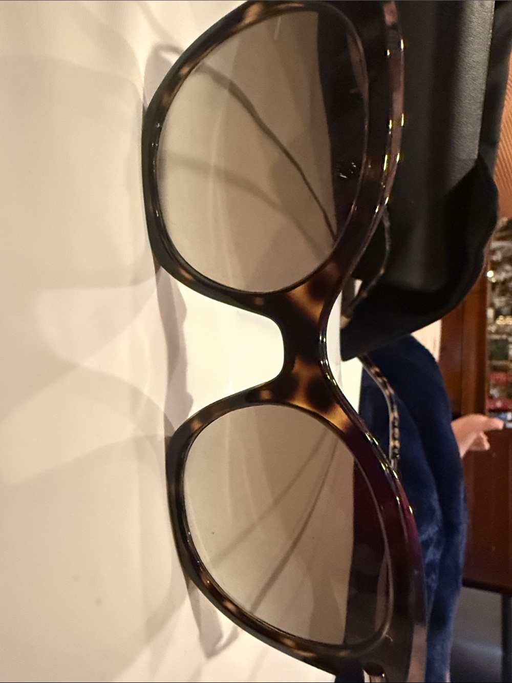 Calvin Klein Tortoiseshell Frame Sunglasses with Brown Lenses NWT
